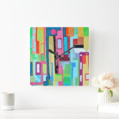 Horloge Carrée Moon Miami Wall Clock (Maison)
