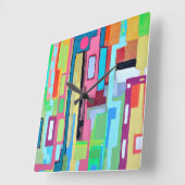 Horloge Carrée Moon Miami Wall Clock (Angle)