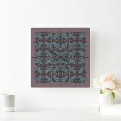 Horloge Carrée Moroccan Style For Clocks (Maison)