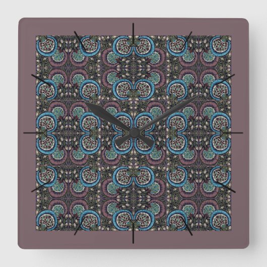 Horloge Carrée Moroccan Style For Clocks (Recto)