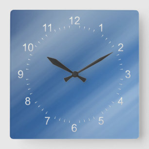 Horloge Carrée motif couleur 3
