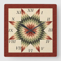 Motif de courtepointe étoile solitaire aux couleur