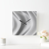 HORLOGE CARRÉE MOTIF WAVY (Maison)