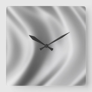 HORLOGE CARRÉE MOTIF WAVY