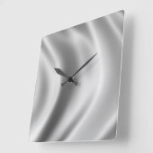 HORLOGE CARRÉE MOTIF WAVY (Angle)