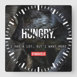 Horloge Carrée Motivation gym