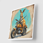 Horloge Carrée Moto Kangaroo (Angle)