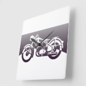 Horloge Carrée Motorcycle (Angle)