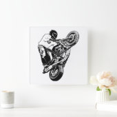 Horloge Carrée Motorcycle (Maison)
