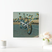 Horloge Carrée Motorcycle gifts (Maison)