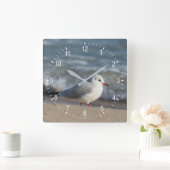 Horloge Carrée Mouette (Maison)