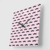 Horloge Carrée Moustache | Quadrate (Angle)