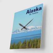 Horloge Carrée Mt. Susitna (Angle)