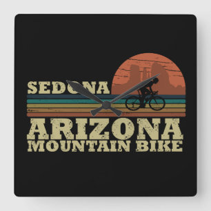 Horloge Carrée Mtb Az Sedona - Vélo de Montagne en Arizona