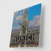 Horloge Carrée Munich (Angle)