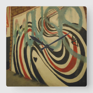 Horloge Carrée mur commémoratif d'elliott smith