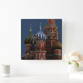 Horloge Carrée Mur de l'église de Moscou Russie (Maison)