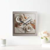 Horloge Carrée mur d'horloge (Maison)