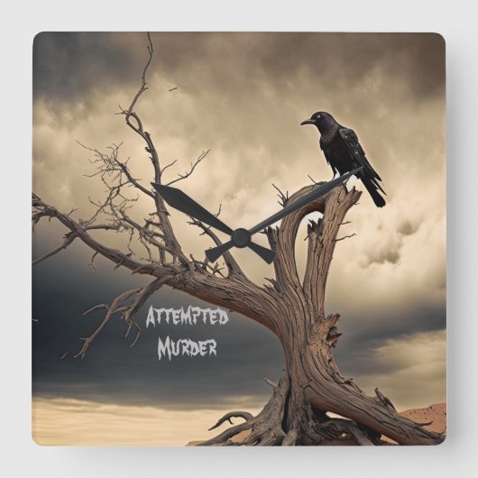 Horloge Carrée Murder (Recto)