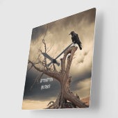 Horloge Carrée Murder (Angle)