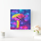 Horloge Carrée Mushroom (psychologie) (Maison)