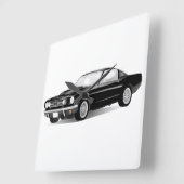 Horloge Carrée Mustang (Angle)