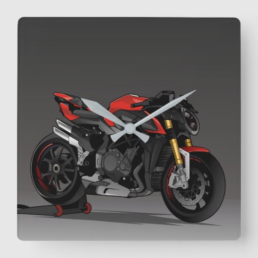 Horloge Carrée MV Agusta Brush 1000RR (Recto)