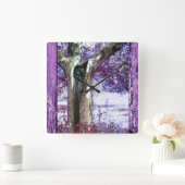 Horloge Carrée Mystical tree (Maison)