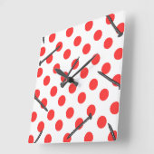 Horloge Carrée nail blesse (Angle)