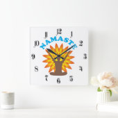 Horloge Carrée Namaste (Maison)