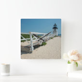 Horloge Carrée Nantucket. Phare Old Wooden (Maison)