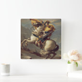 Horloge Carrée Napoléon vintage Traversant les Alpes (Maison)