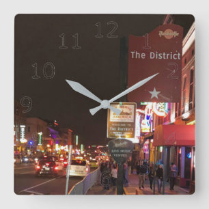 Horloge Carrée Nashville Tennessee