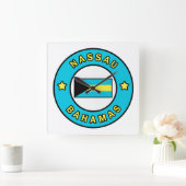 Horloge Carrée Nassau Bahamas (Maison)