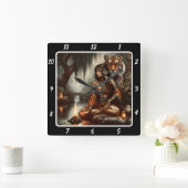 Horloge Carrée Native Majesty : River's Edge Tiger's Watch (Maison)