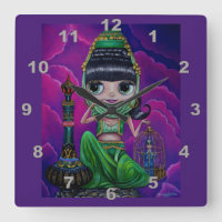 Naughty Green Génie Girl Doll Magic Bottle Cute