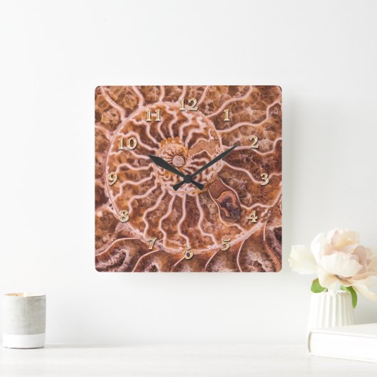 HORLOGE CARRÉE NAUTILUS ANCIEN SPIRAL (Maison)