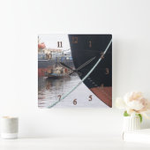 Horloge Carrée Navires (Maison)