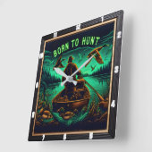 Horloge Carrée Né à Hunt Neon Hunter (Angle)