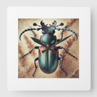 Horloge Carrée Nealcidion beetle dorsal view 270824IREF225 - Wate