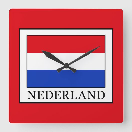 Horloge Carrée Nederland (Recto)