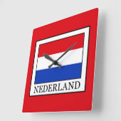 Horloge Carrée Nederland (Angle)