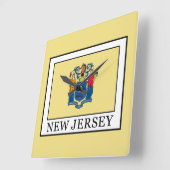Horloge Carrée New Jersey (Angle)