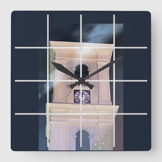 Horloge Carrée New Year's Eve (Recto)