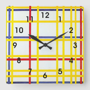 Horloge Carrée New York City 1 de Piet Mondrian