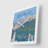 Horloge Carrée New York | Profitez de Central Park (Angle)