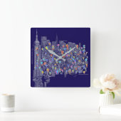 Horloge Carrée NewYorkCity 33st. (Maison)