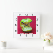 Horloge Carrée Nibbled (Maison)