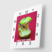 Horloge Carrée Nibbled (Angle)