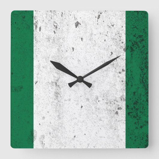 Horloge Carrée Nigéria (Recto)